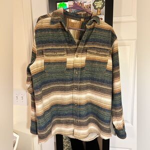 Red Head Ranch Flannel Striped Jacket